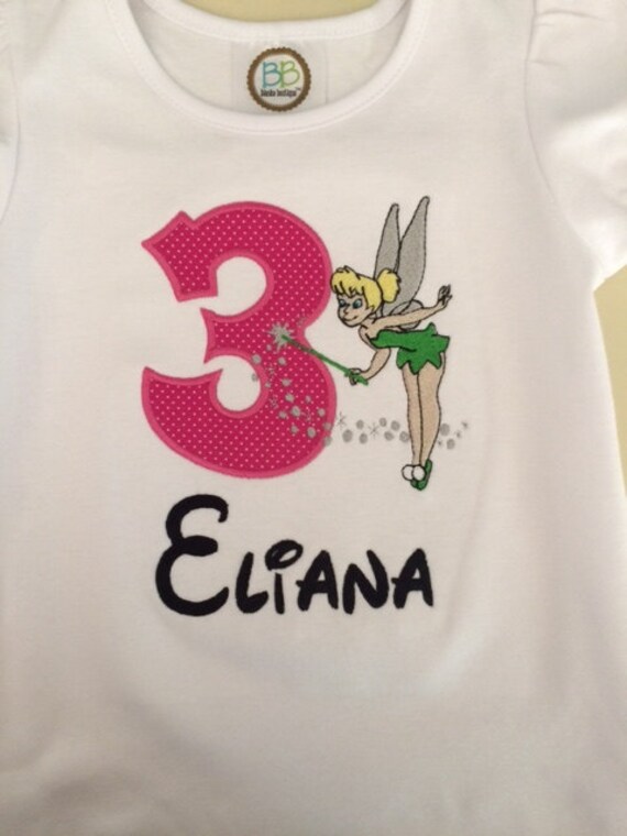 tinkerbell birthday shirts