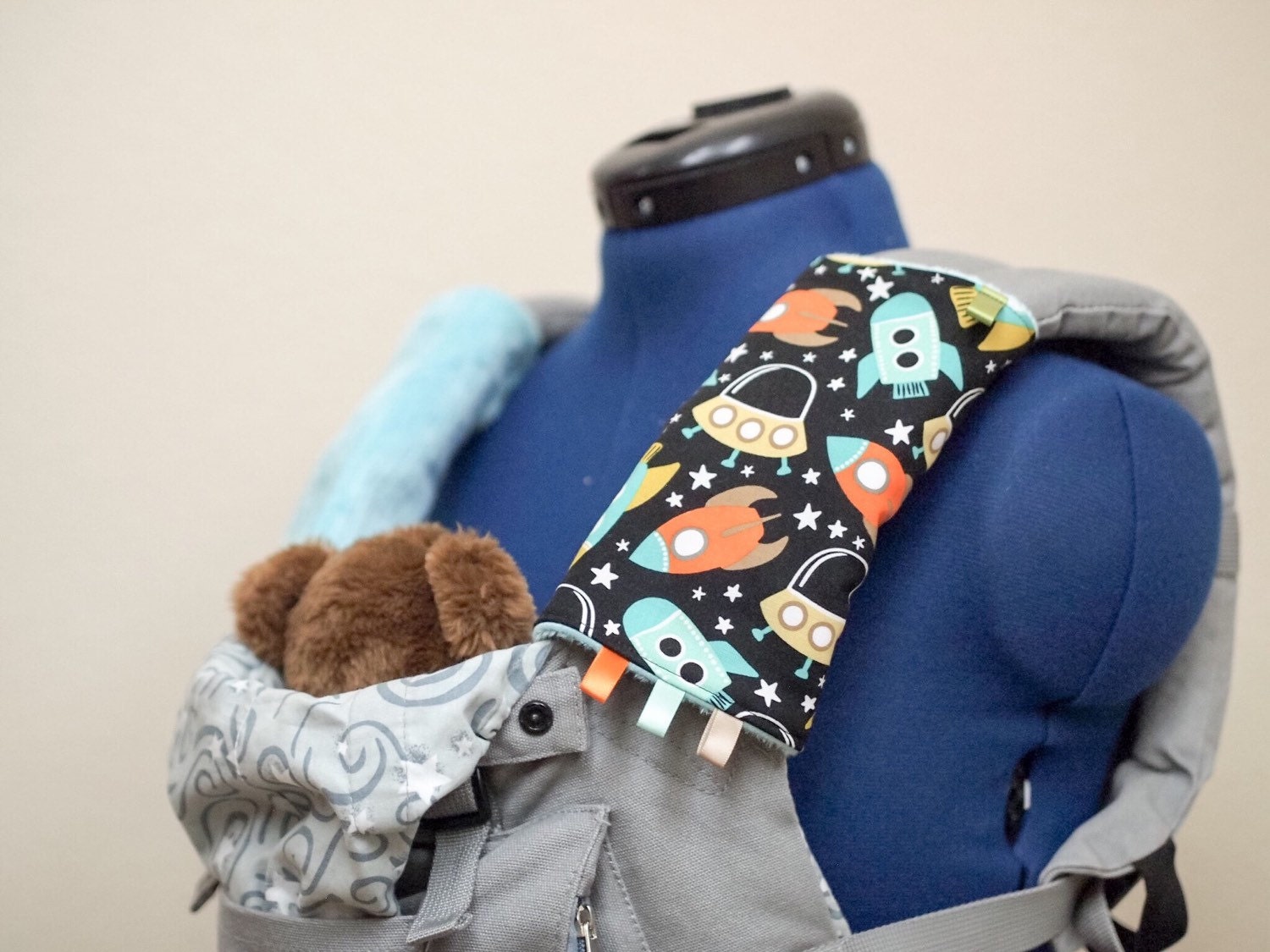 Space Station Tula rockets Baby carrier by 87KawaiiBabyBoutique