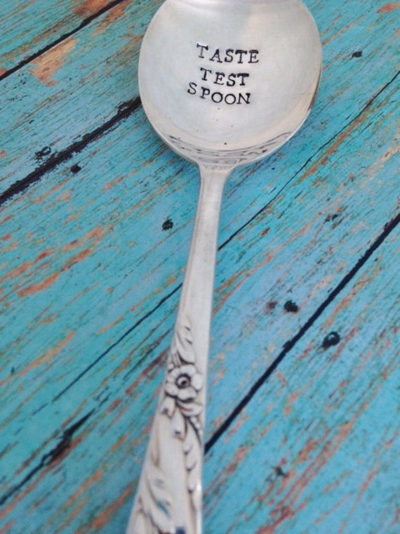 Taste Test Spoon Vintage Silver Plated by SilverLiningStamping
