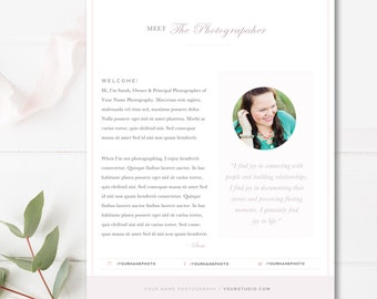 Photographer Letterhead Template A4 Boudoir Photographer