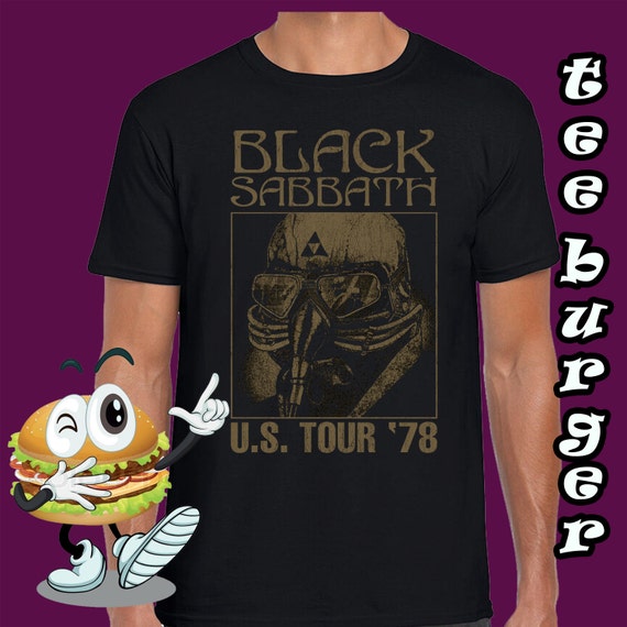 black sabbath 1978 tour t shirt