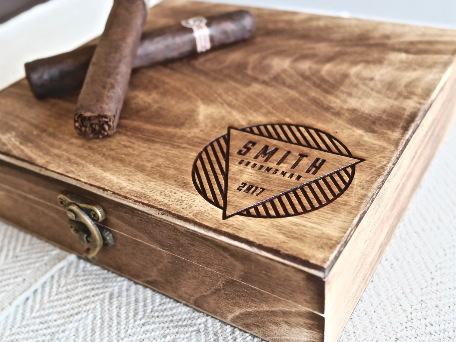 Groomsmen Gift Box Personalized Cigar Box A Personalized