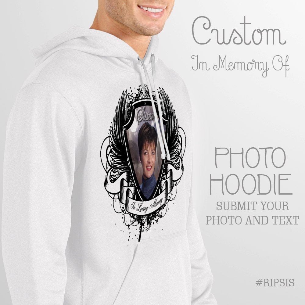 in loving memory hoodies with pictures