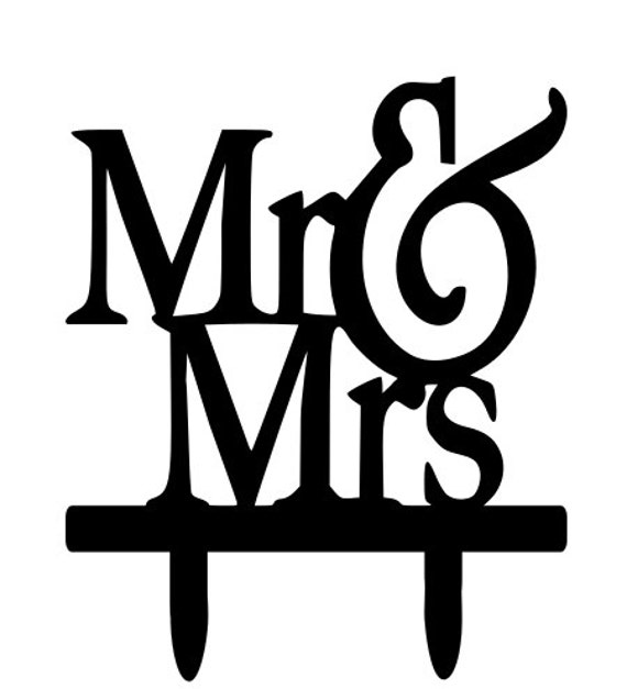 4 Mr and Mrs Wedding Cake Topper Mr & Mrs Cake Topper Mr