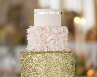 Pale Gold Cake Glitter | Edible Gold Cake Decorations, Wedding Cake Glitter (E042)