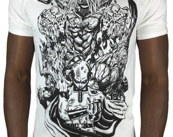 One Punch Man t-shirt anime/ manga Saitama t-shirt