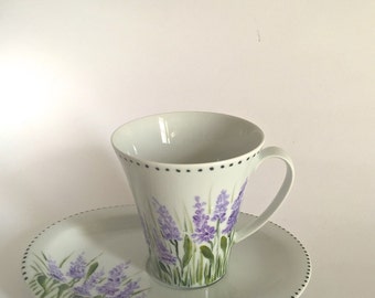 Flowers Painted Coffee Mug Ceramic, Coffee Ceramic, Coffee Cup, Coffee Mug Handmade, Tea Set Ceramic