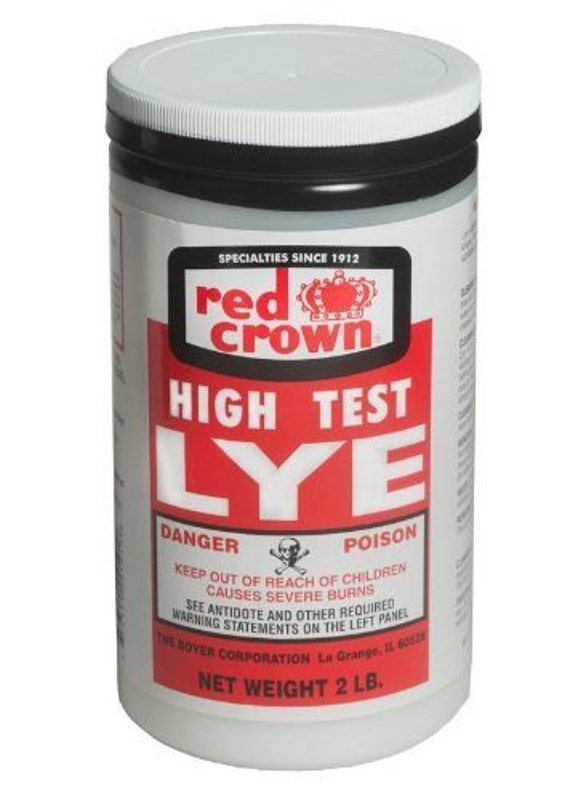 RED CROWN High Test Lye for Making by BlueMonkeyBrands on Etsy