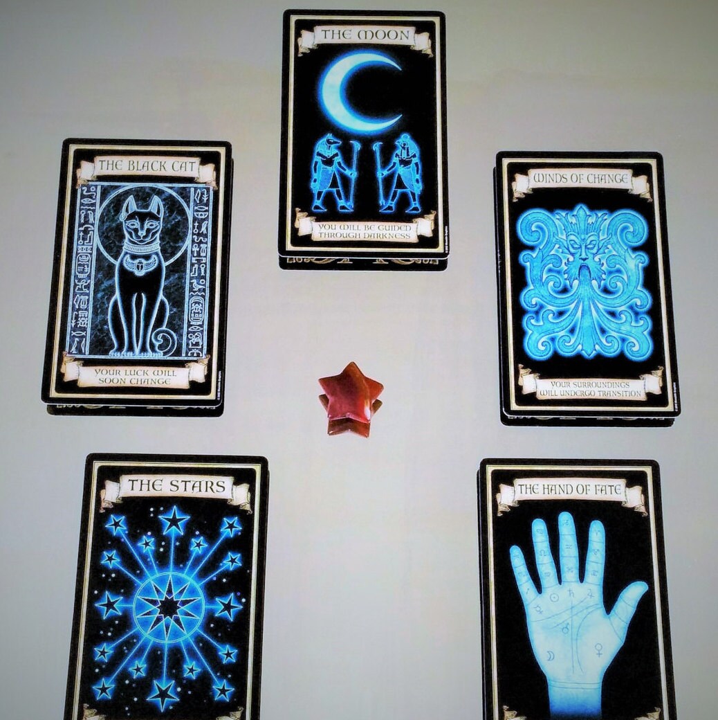 Reading Pentagram Spread 48hr Turnaround Tarot Card