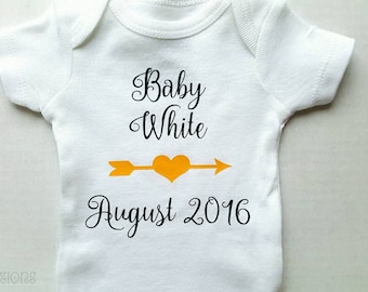Pregnancy announcement Onesies® - Pregnancy reveal Onesies®- Babyshower gift - Personalized Onesies®- Custom Onesies® - Custom baby gift