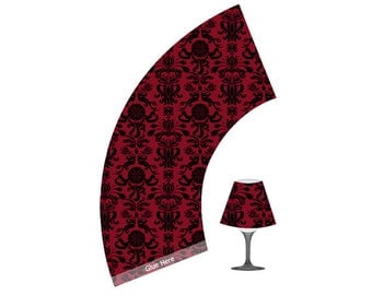 Wine glass lampshade | Etsy