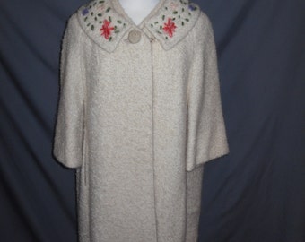 Vintage Betty Rose Boucle Wool Coat