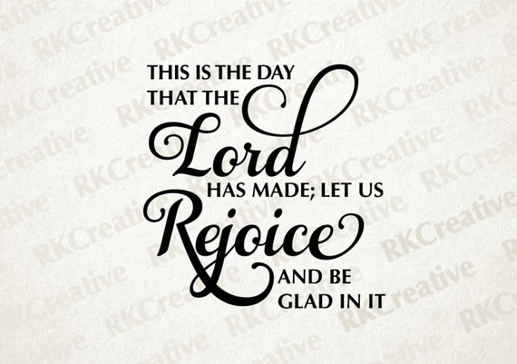 Items similar to this is the day that the lord has made - vector file ...