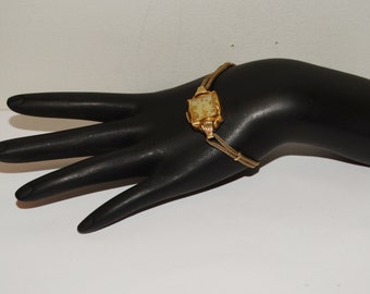 Vintage Elgin Gold Filled Ladies Wrist Watch.