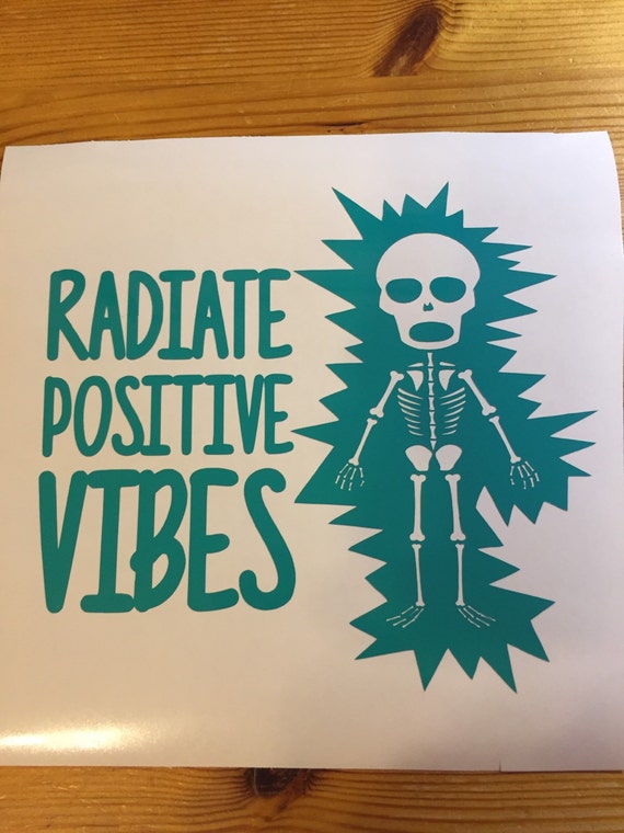 Download Radiate Positive Vibes Decal