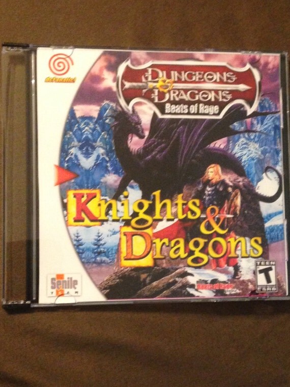 Knights & Dragons Custom Sega Dreamcast Game. Dungeons And