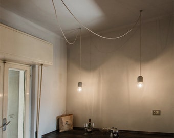 Concrete Pendant Lamp - Multiple concrete pendant lamp - Multiple ceiling light