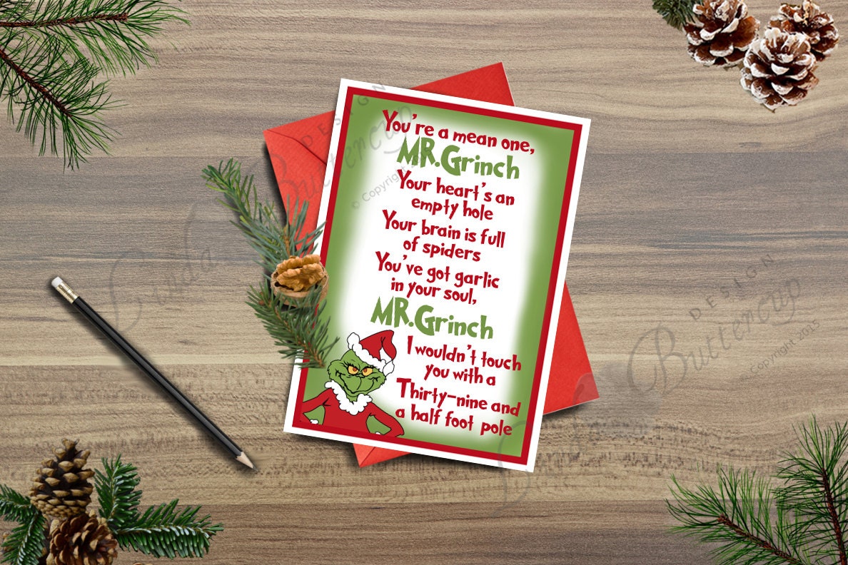 Christmas Cards Grinch cards The Grinch by 