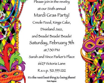 New orleans invite | Etsy