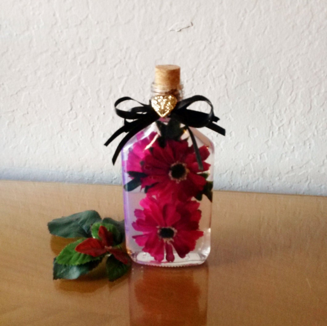 Recycled Liquor Bottled Decorative Floral by BottledBouquet
