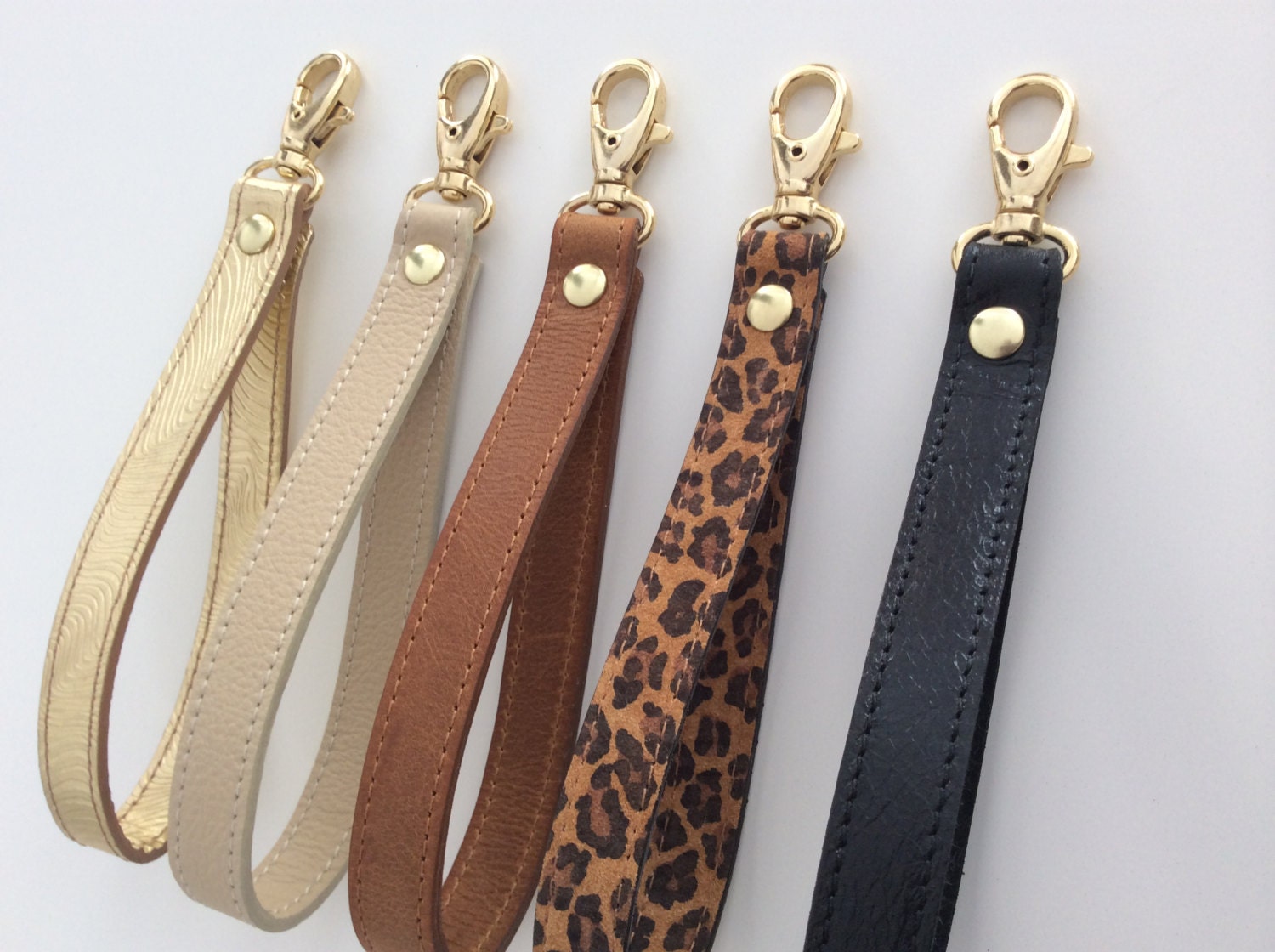 Leather Wrist Strap.Removable Wrist strap for