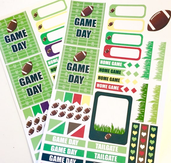 Game Day Football September Decorative Planner by Pawspaper