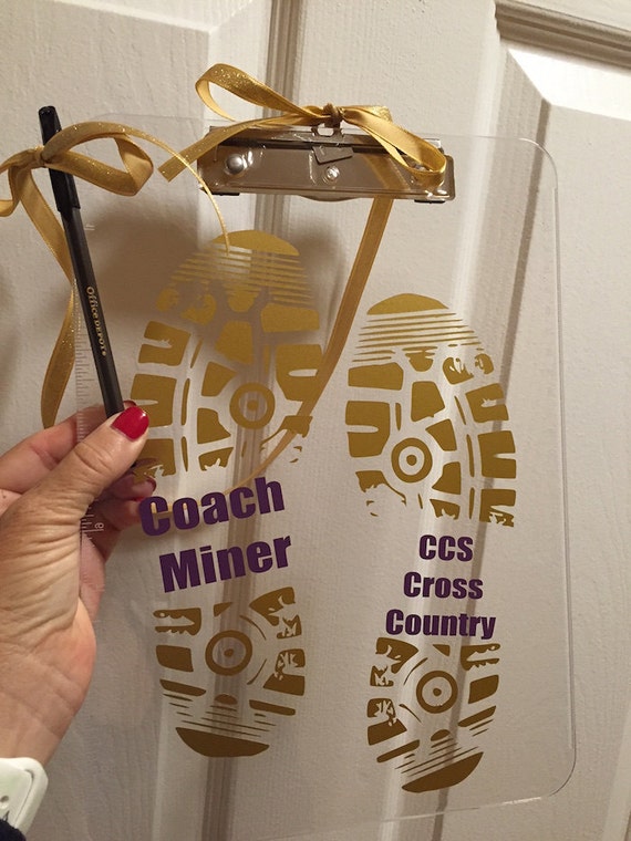 Cross Country Coach Gift track coach gift personalized