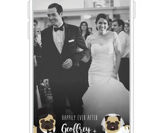 Custom Your Dog Wedding Snapchat Filter | Custom Pet Wedding Snapchat GeoFilter | Happily Ever After Snapchat GeoFilter