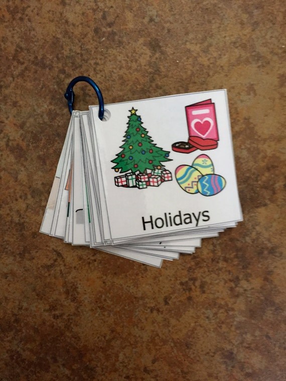 Holiday Flash Cards Educational Flashcards By Learningsped On Etsy