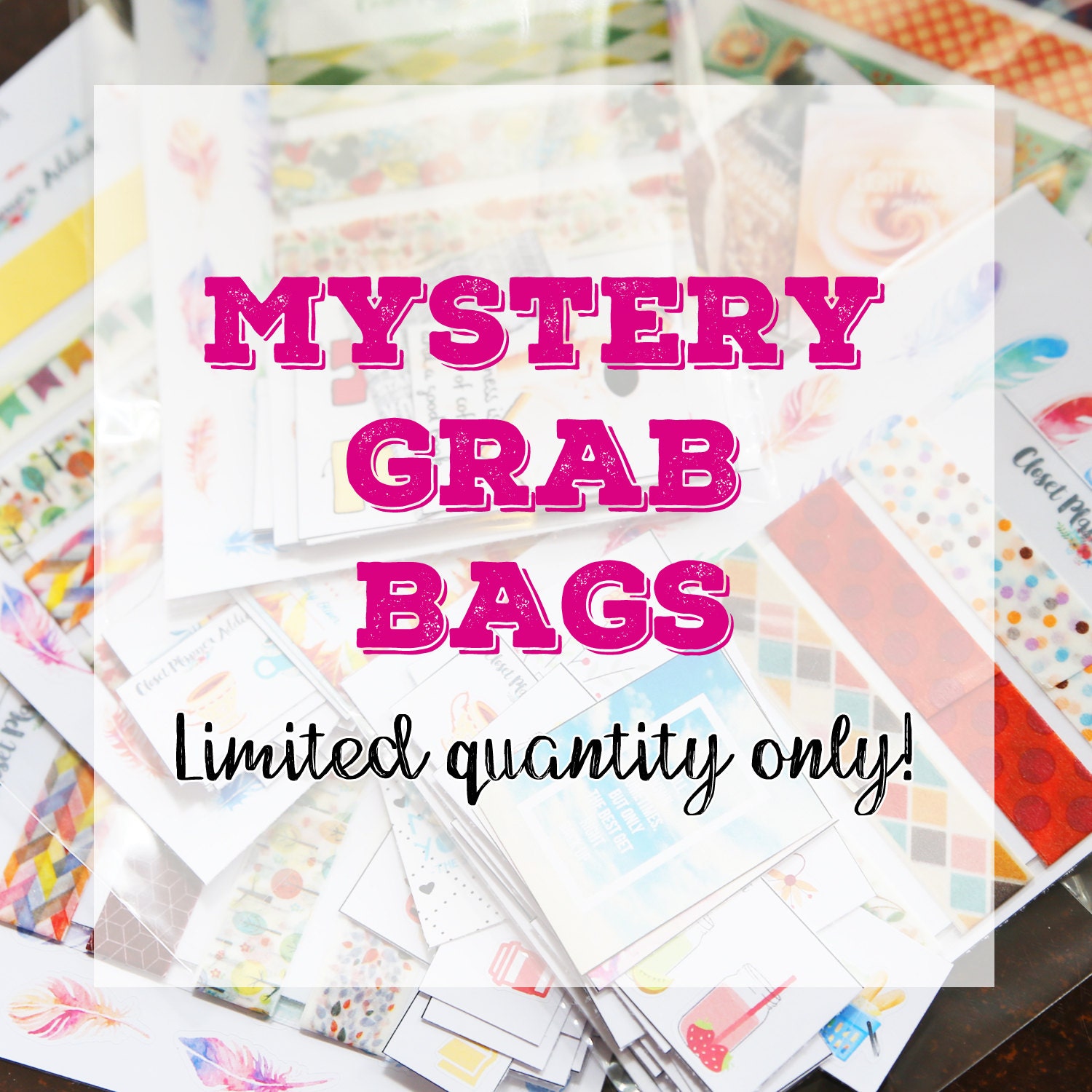 MYSTERY GRAB BAGS Planner Stickers and by ClosetPlannerAddict