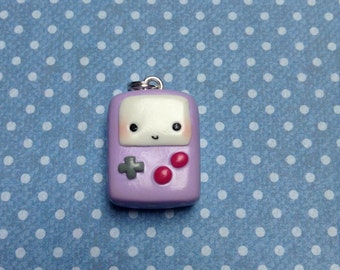 Kawaii Polymer Clay Gameboy Charm