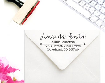 Custom Business Stamp - KEEP Collective Address Stamp - KEEP Collective Stamp - Keep Business Card Rubber Stamp - KEEP Consultant Stamp