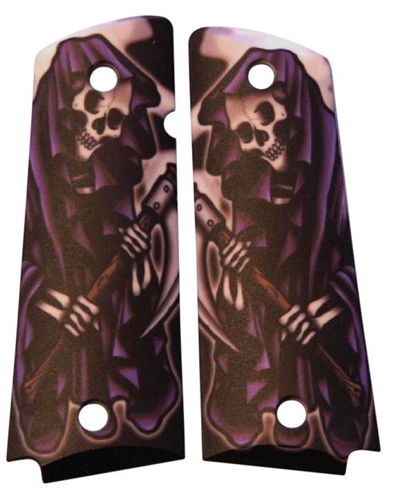 Grim Reaper Custom Full Size 1911 Grips 6469