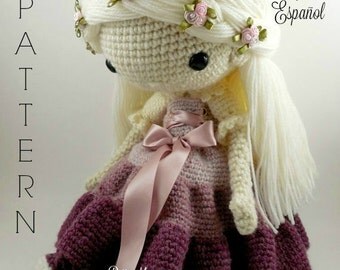 Victoria - Amigurumi Doll Crochet Pattern PDF