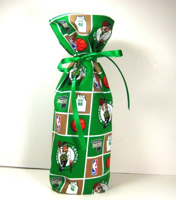 Boston Celtics Class Wrap Wine Gift Bag