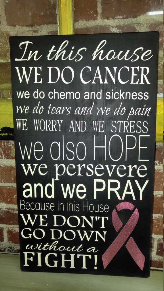Breast Cancer Wall Decor / Breast Cancer Gifts by 