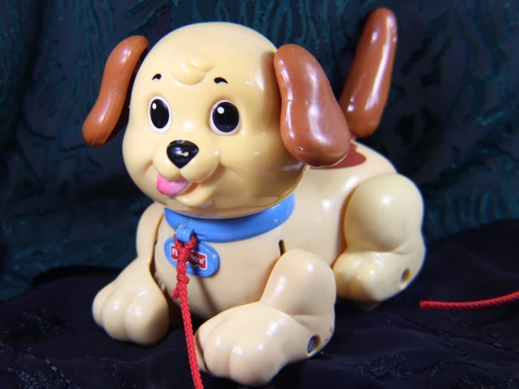 fisher price pull toy dog