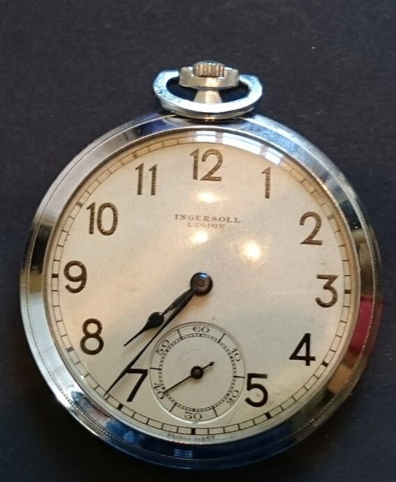 Vintage Ingersoll Legion Pocket Watch