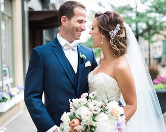 Soft Wedding Veil- Sheer Volume