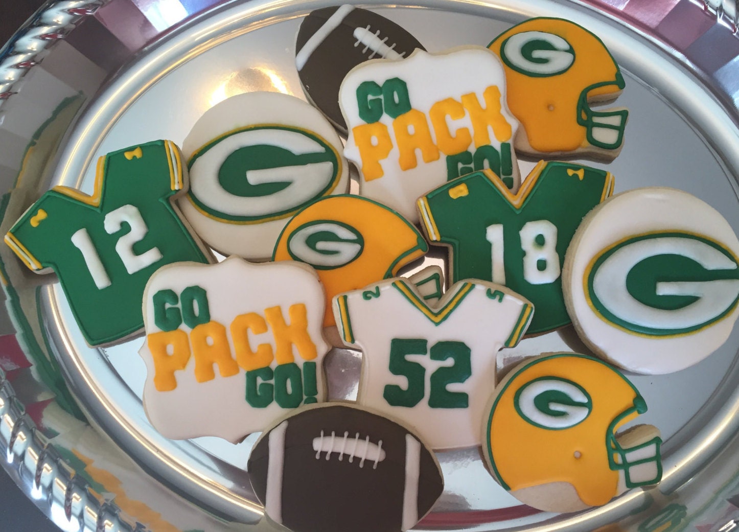 NFL Green Bay Packers Football Cookies Any Team 1 by DeesCookies