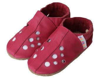 Fushia Sandals, Toddler Sandals, Soft Sole Shoes, Leather Baby Sandals, Leather baby shoes, Girls Sandals, Baby Shoes, Baby Sandals Handmade