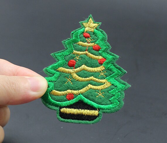 christmas tree iron on patch embroidered patch 5 7x7cm christmas tree iron on patch embroidered patch 5 7x7cm