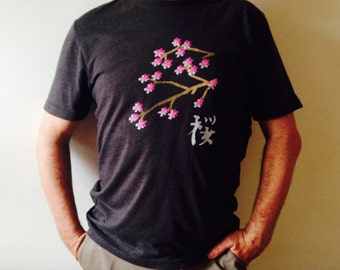 sakura tree t shirt