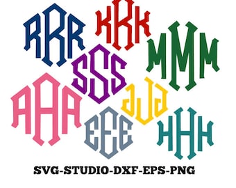 Diamond Monogram SVG, Diamond Monogram Font, Diamond Font, SVG Font, Diamond SVG, Svg, Png, Dxf, Eps, Cricut Fonts, Silhouette Fonts