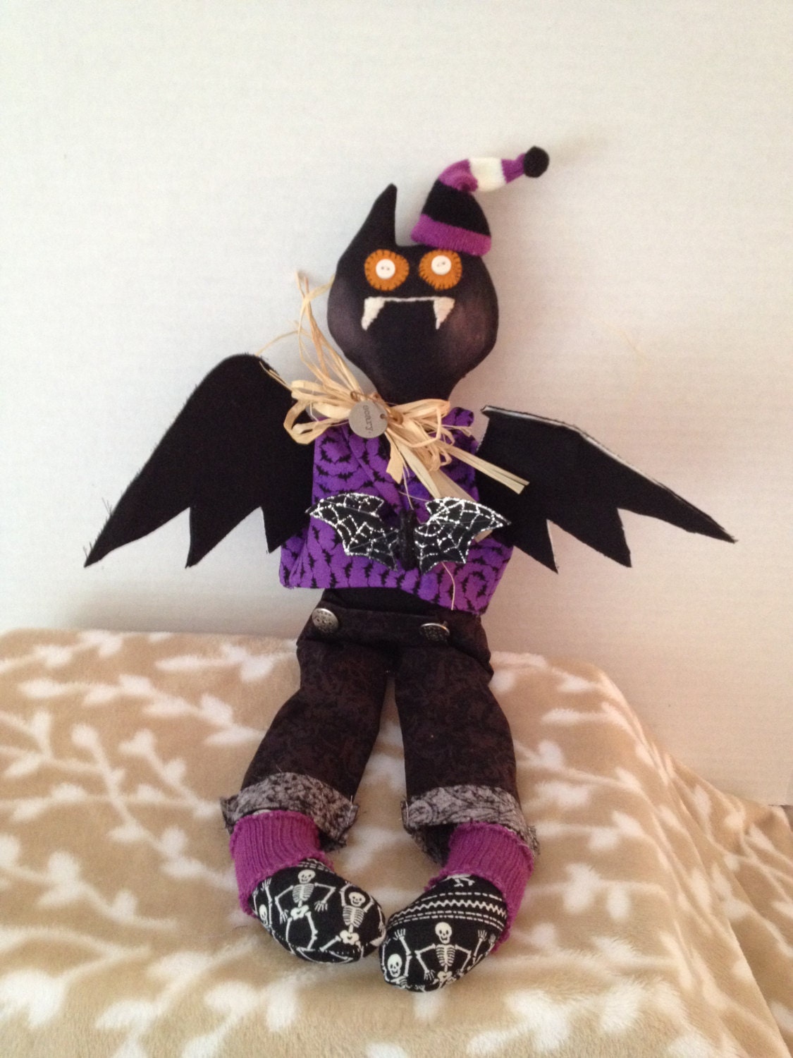 nightmare before christmas bat doll