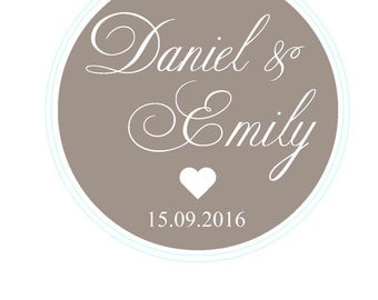 Personalized Stickers Thank You Stickers Wedding Stickers Wedding Favor Labels Personalized Favor Stickers Thank you Card Favor Bag Stickers