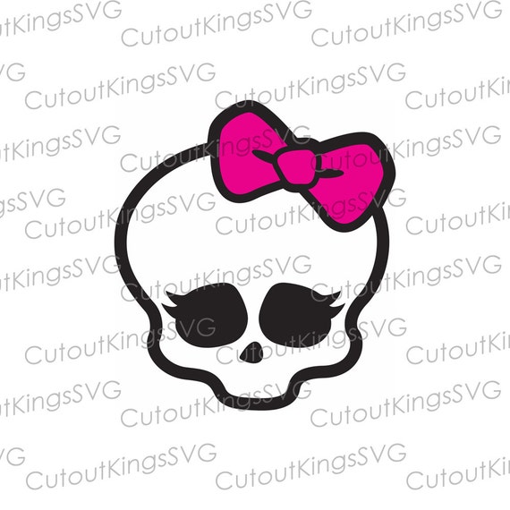 Download Monster High Skulette Stencil SVG & EPS Files by ...