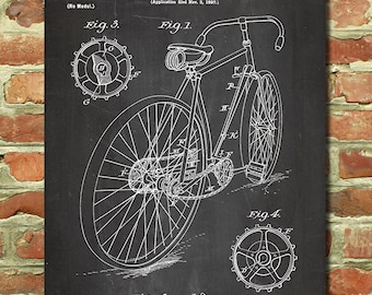 Bicycle Art, Gifts for Cyclists Gift Idea, Bicycle Wall Art, Bike Decor, Cycling Gifts, Husband Bike Gift, Vintage Bike Bicycle Poster P037
