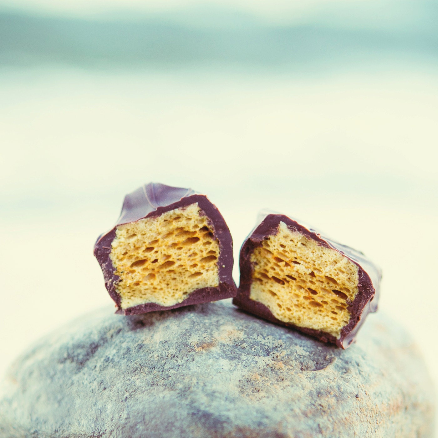 Cherry Chocolate Covered Seafoam Candy