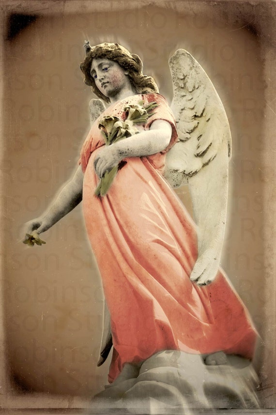 Guardian Angel. Original Digital Art Photograph. Angel Wings.